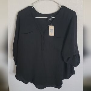 Torrid Women's Black Blouse